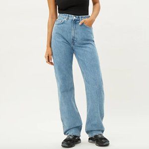 Weekday Rowe High Waist Straight Leg Jeans 32/34